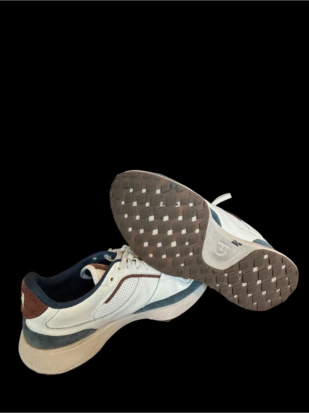 Cole Haan US Men's 9 Grand Crosscourt Downtown Sneakers Ivory / LT Sesame